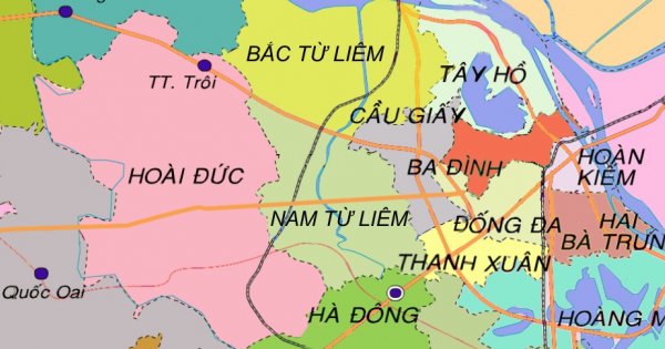 Duyệt kế hoạch sử dụng đất huyện Hoài Đức năm 2015 năm 2020