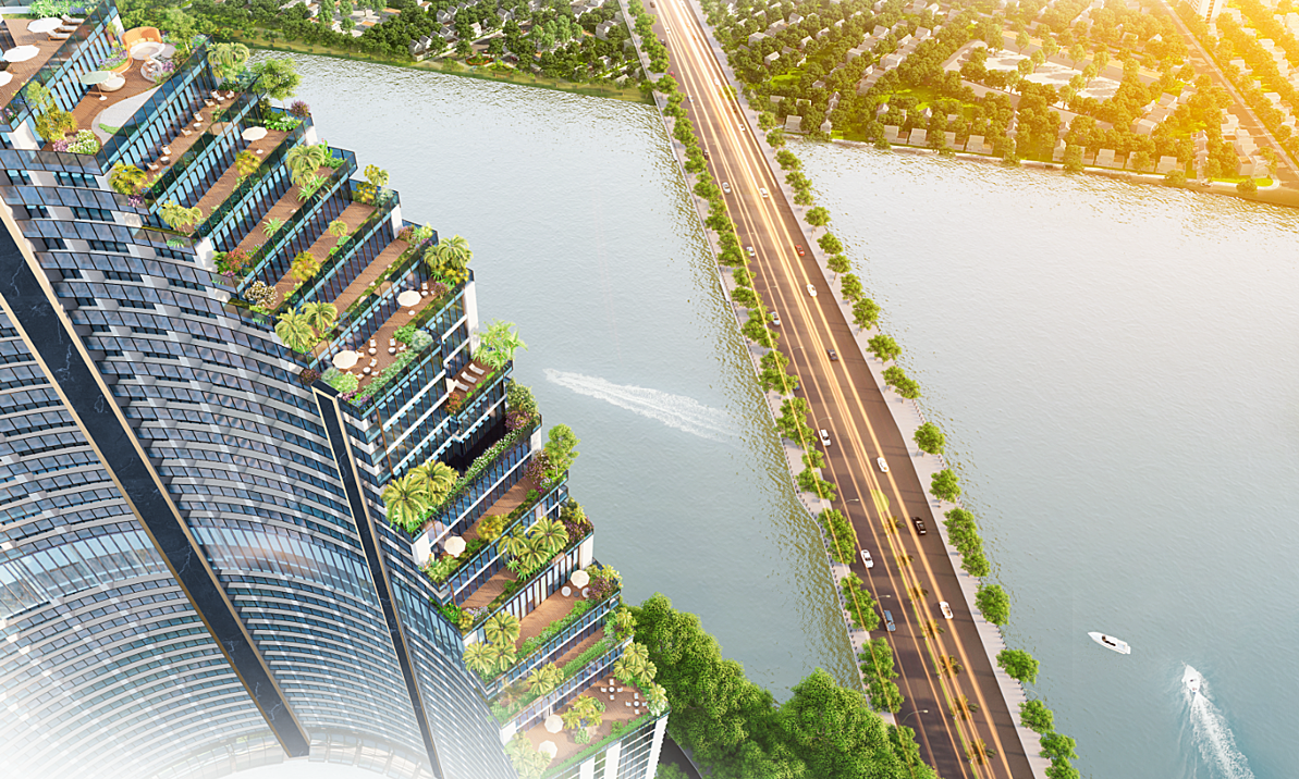 Sky garden tại Babylon Tower ghi điểm với vườn trên không 2020