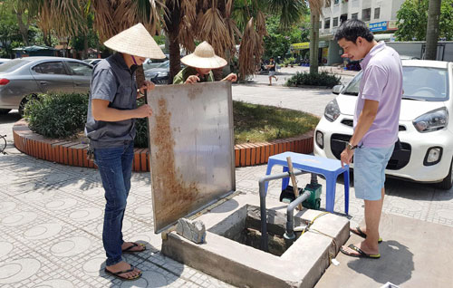 khu đô thị bán đảo Linh Đàm thiếu nước sạch