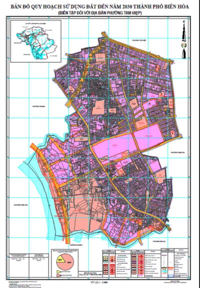 Bản đồ quy hoạch phường Tam Hiệp