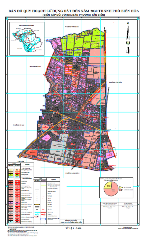 Bản đồ quy hoạch phường Tân Biên