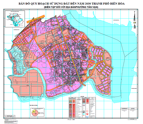 Bản đồ quy hoạch phường Tân Vạn