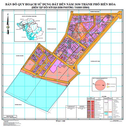 Bản đồ quy hoạch phường Thanh Bình