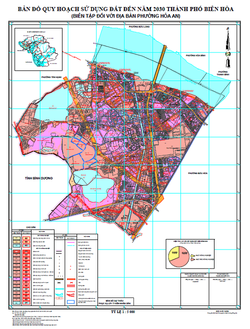 Bản đồ quy hoạch phường Hoà An