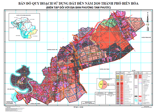 Bản đồ quy hoạch phường Tam Phước