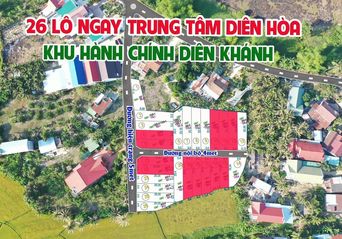 Giá bán đất Diên Hoà Diên Khánh năm 2021 6
