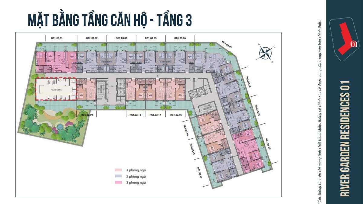 MAT BANG TANG 3 CAN HO RIVER GARDEN RESIDENCES - RIVER GARDEN RESIDENCES