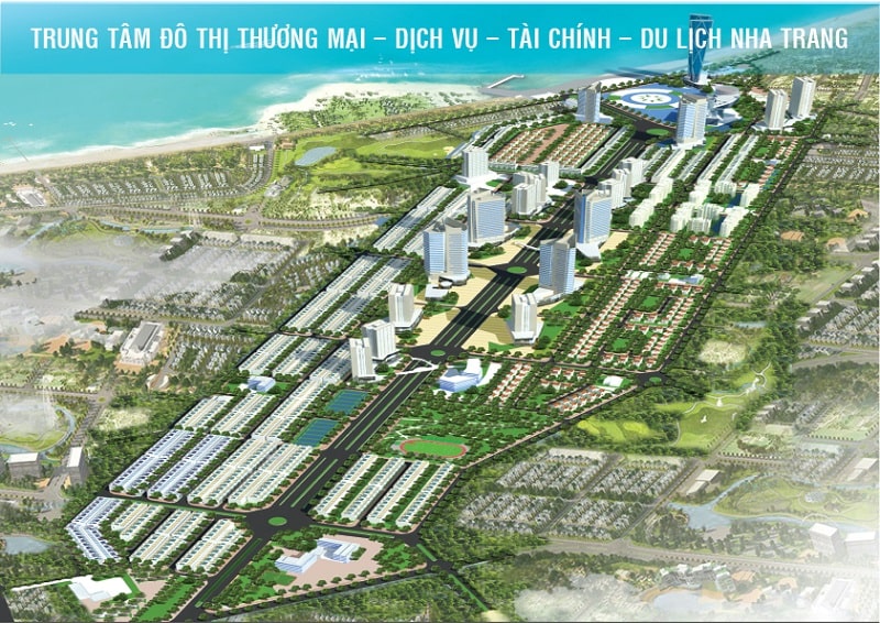 Phối cảnh tổng thể dự án sân bay Nha Trang cũ