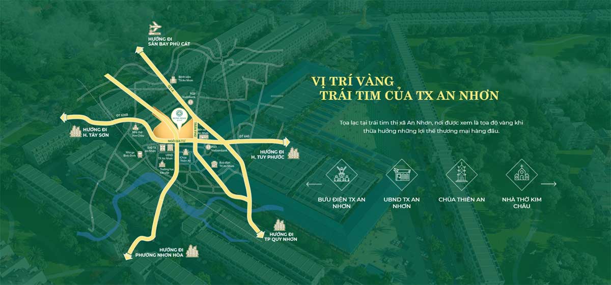 Vi tri Du an Hung Dinh City - Hưng Định City