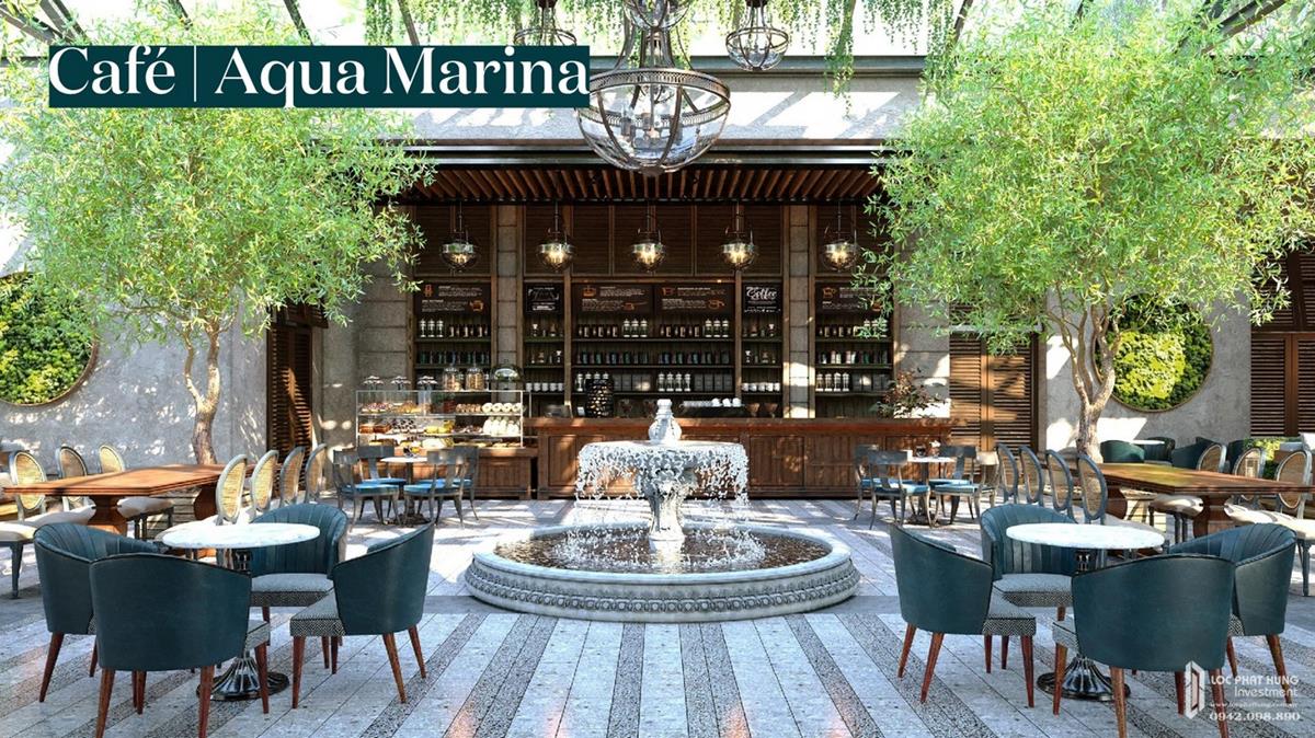 Cafe Aqua Marina | Nơi đắm chìm trong không gian thoáng đãng thư giãn tại dự án Aqua City