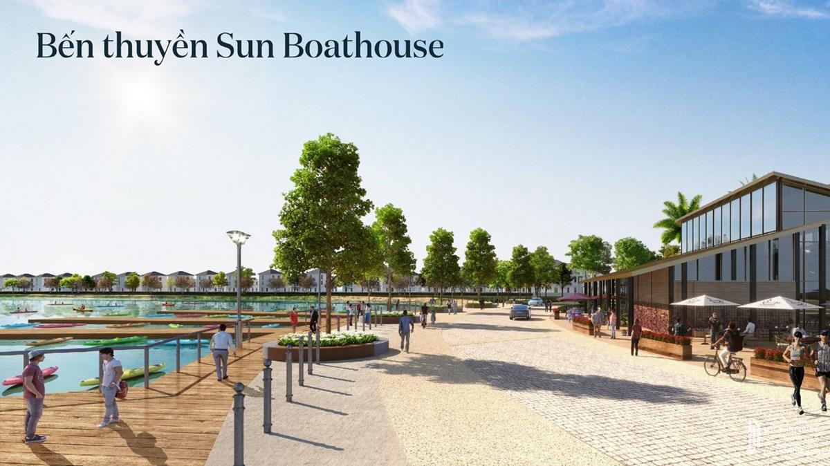 Bến thuyền Sun Boathouse tiện ích dự án Aqua City nhà phố Đồng Nai nhà phát triển Novaland