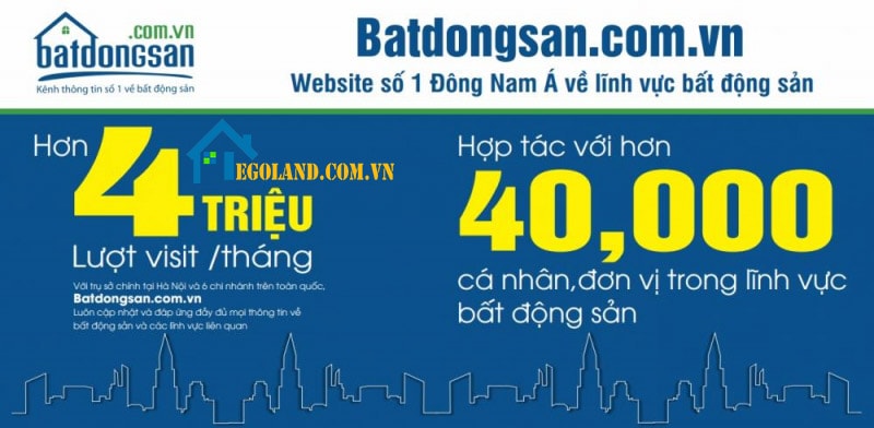 batdongsan.com.vn - trang web mua bán nhà đất số 1 Việt Nam