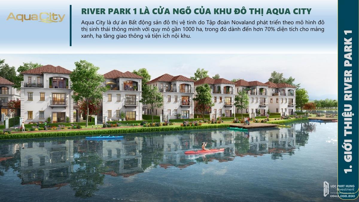 Nhà mẫu dự án nhà phố Aqua City The River Park 1 TP. Biên Hòa Đường Ngô Quyền nhà phát triển Novaland