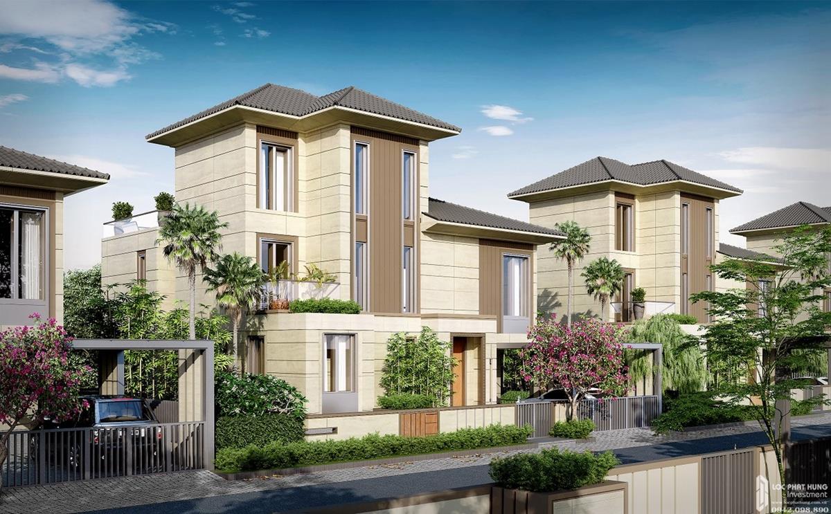 Thiết kế biệt thự cảnh quan dự án Nhà Phố biệt thự Swan Bay Nhơn Trạch Đường Đại Phước chủ đầu tư CFLD