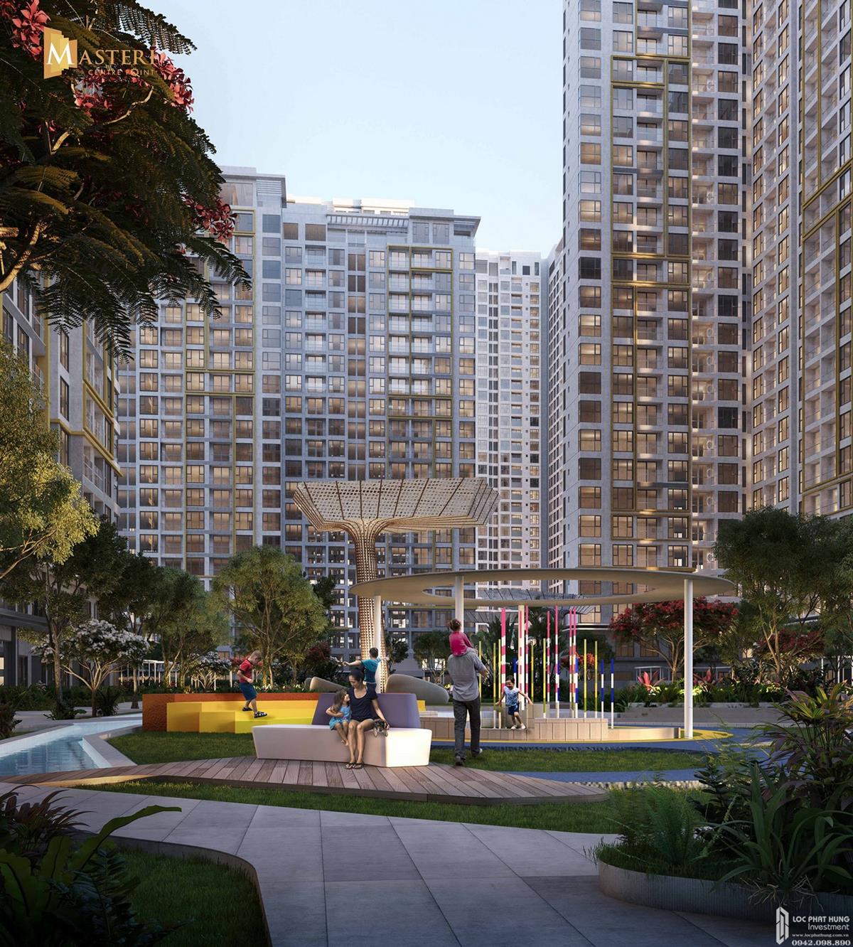 Tiện ích dự án căn hộ chung cư Masterise Centre Point  Quận 9 Đường Nguyễn Xiển chủ đầu tư Masterise Homes